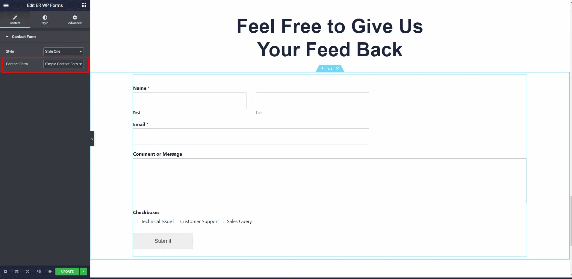 How to Create a Contact Form in Wordpress ElementsReady