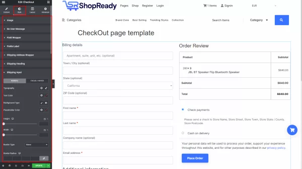How to Customize WooCommerce Checkout Page - ElementsReady